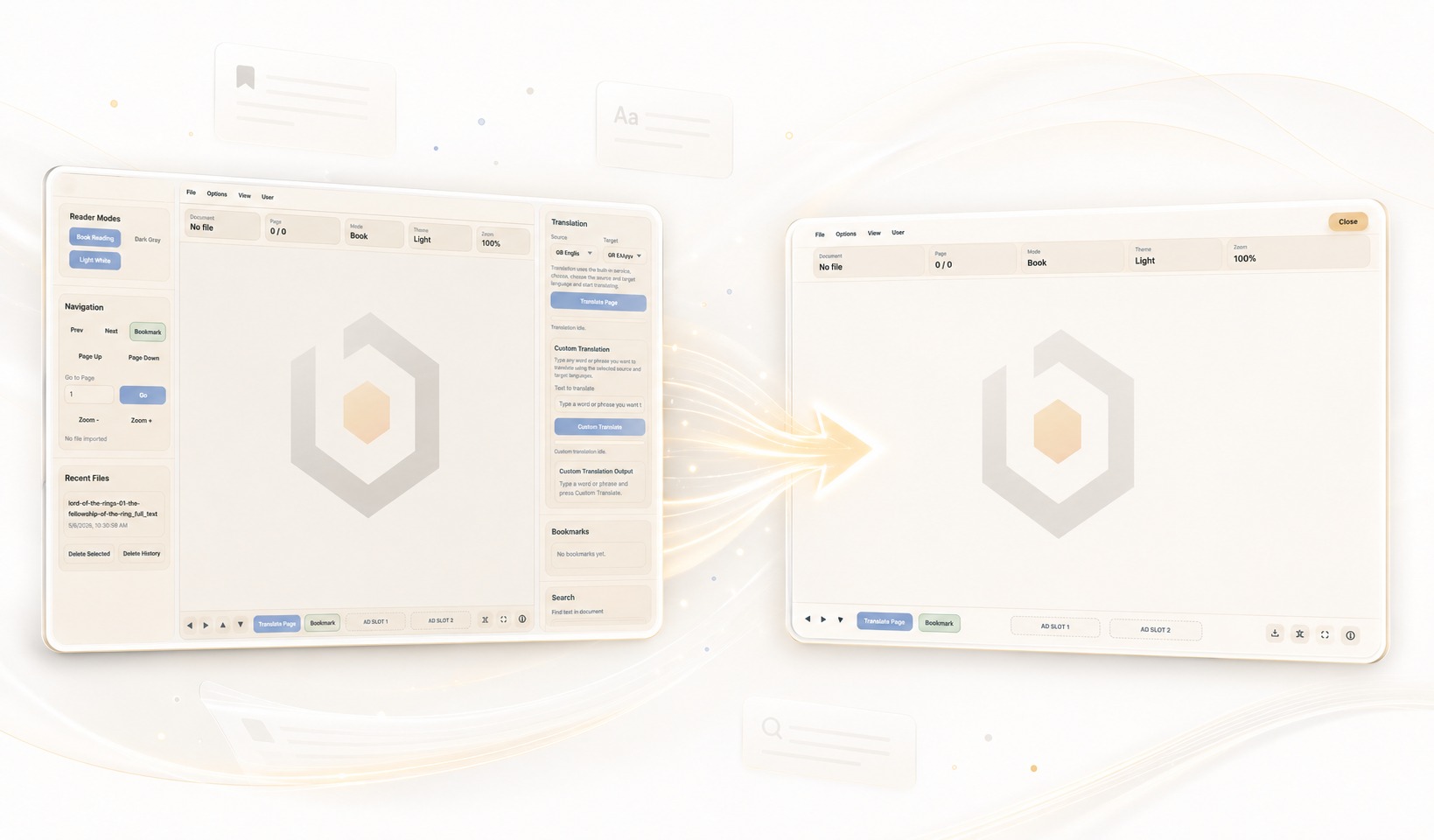 GlobalReader Pro premium document reading visual